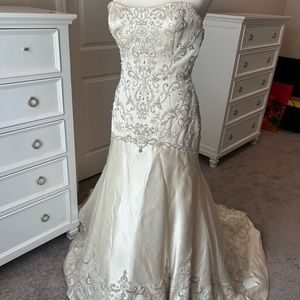 Beautiful dress never used.